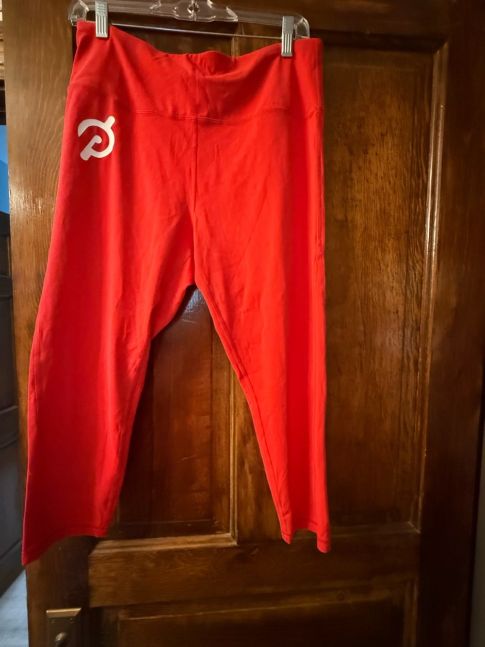 Peloton Red Women's Athletic Track Pants